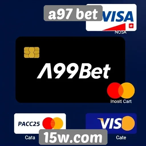 Métodos de pagamento variados no A97 Bet